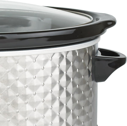 Select 7 Quart Slow Cooker in Silver4