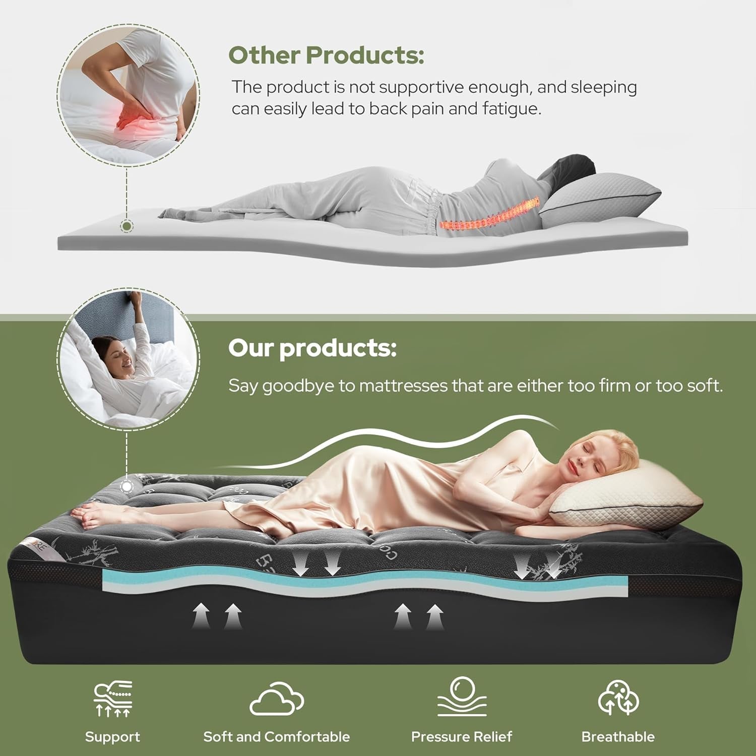 4-inch-dual-layer-memory-foam-mattress-topper-twin-xl-for-college-dorm-room-2-inch-gel-memory-foam-and-2-inch-pillow-top-mattress-pad-cover-cooling-bamboo-viscose-mattress-topper-medium-firm