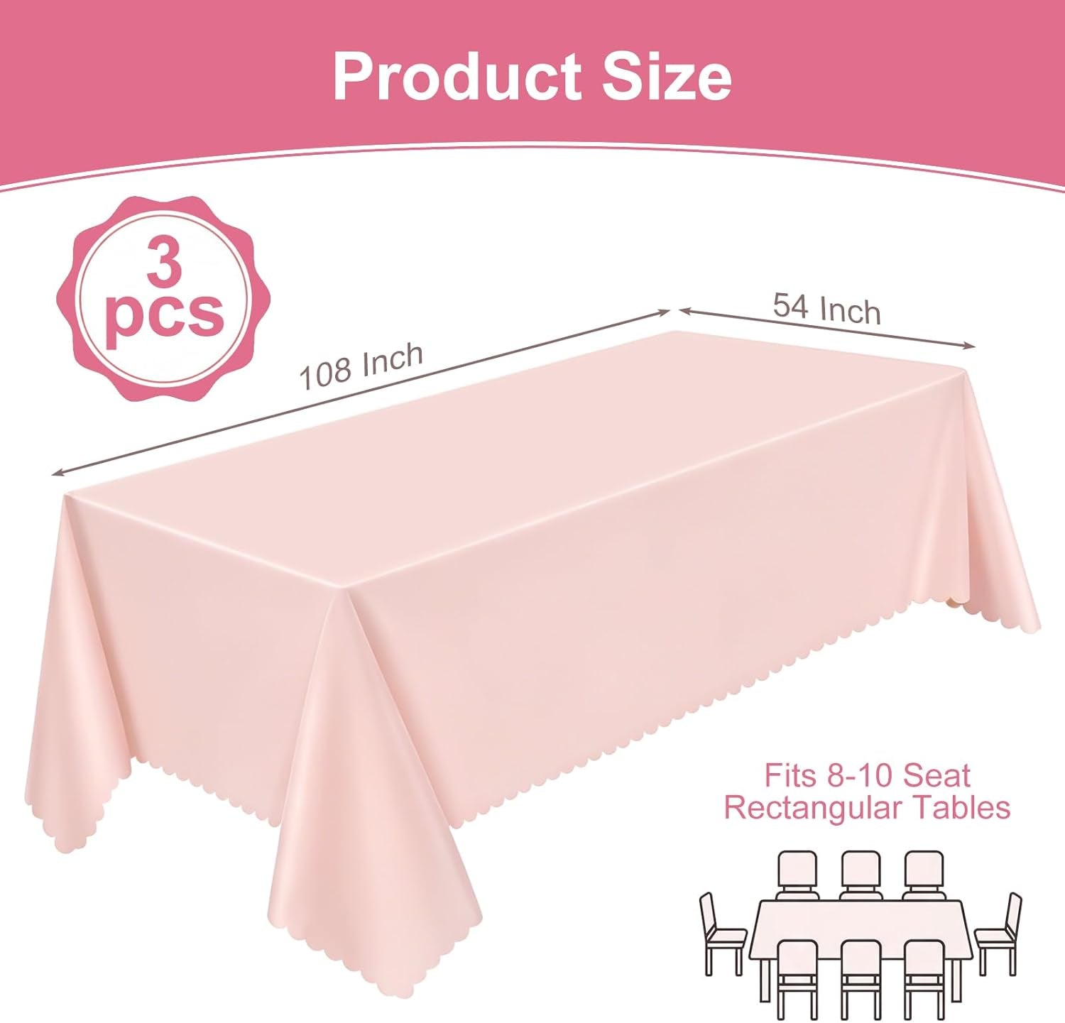 3-pcs-plastic-light-pink-tablecloths-scalloped-table-cloths-54-x-108-inch-pink-table-covers-rectangle-for-girl-birthday-wedding-baby-bridal-shower-tea-party-leakproof-sturdy