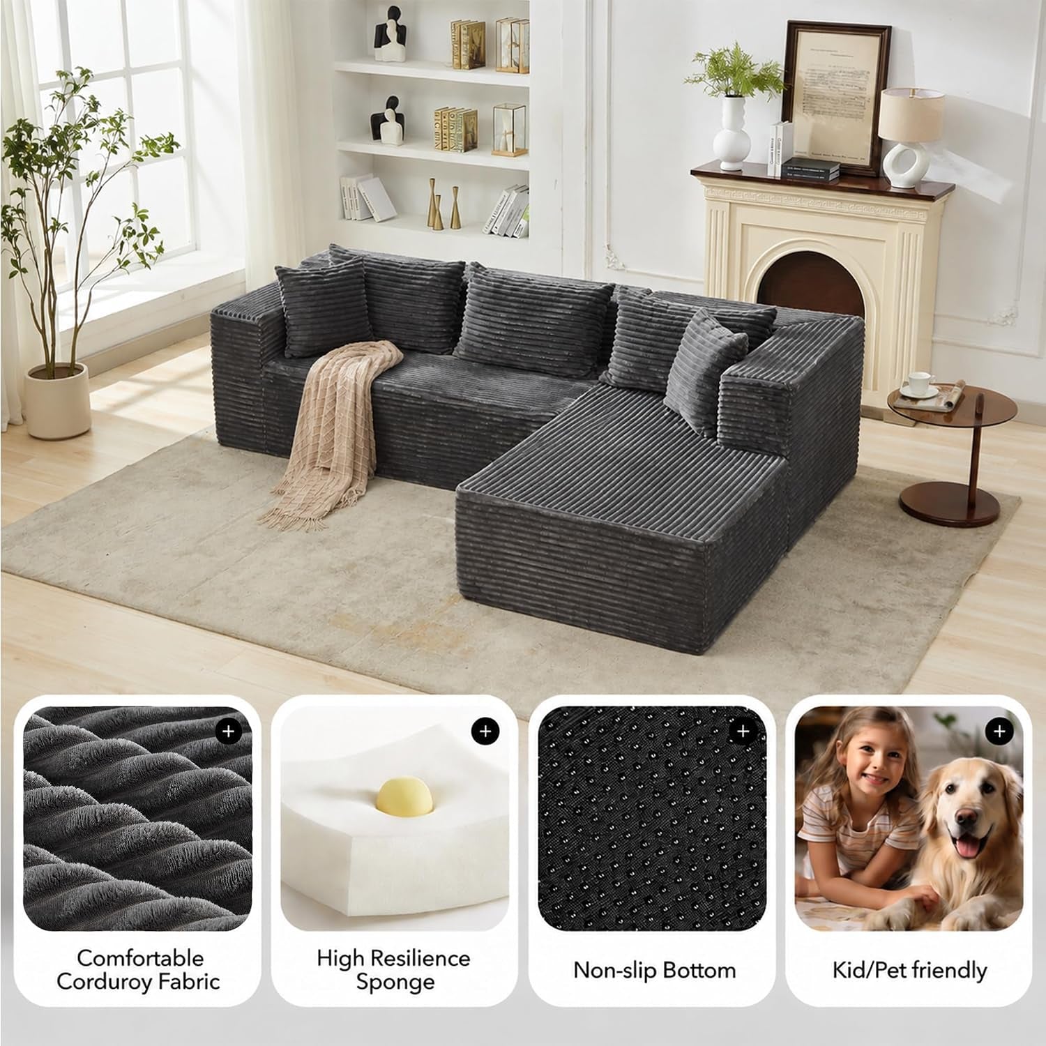 106-l-shaped-modular-cloud-sectional-sofa-with-cushions-grey