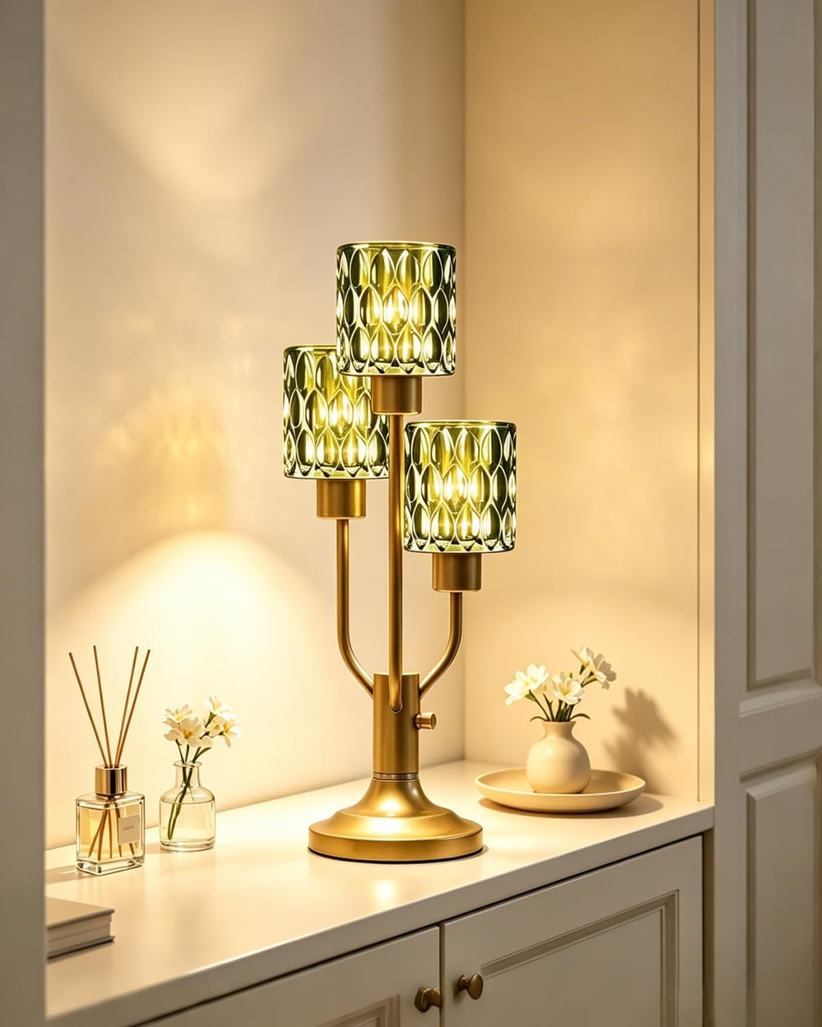 mid-century-modern-glass-green-table-lamp-dimmable-3-bulbs-included