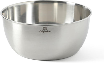 Astro Mixing Bowls, 3-Piece Stainless Steel Mixing Bowl Set with Matte Finish, Nesting Metal Mixing Bowls for Kitchen, Baking and Prep, Silver5