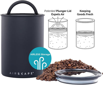 by Planetary Design | Airless Coffee Storage | 500G | Matte Black4