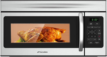 30" over the Range Microwave Oven,  1.7 Cu. Ft. Capacity Microwave over the Stove with One Touch, 1000 Cooking Watts, 300 CFM, 10 Power Levels, LED Lighting, Stainless Steel1