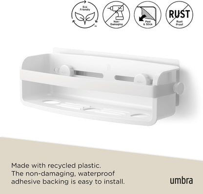 Flex Modern Bathrrom Caddy Bins, White6