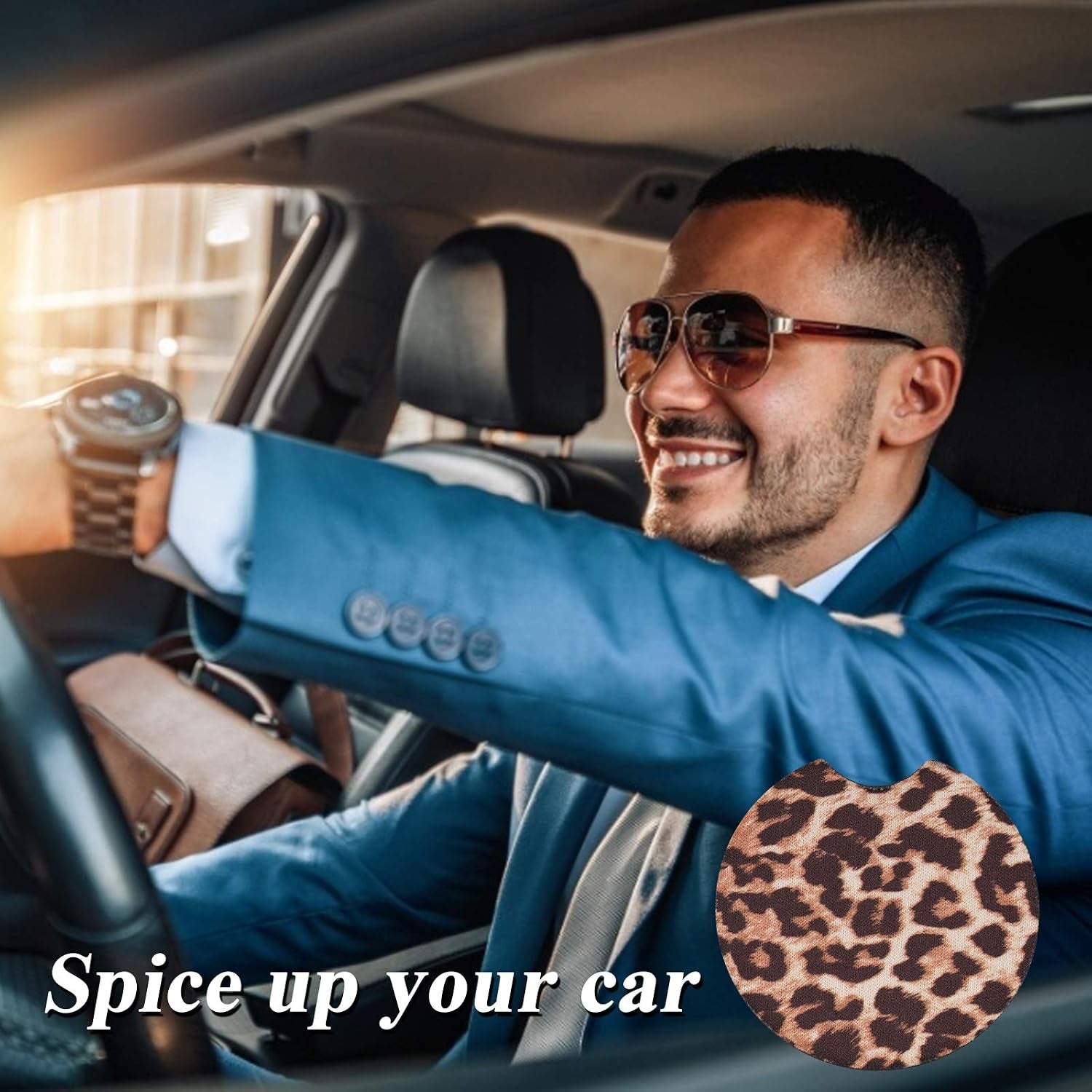 4-pack-car-coasters-2-75inch-leopard-print-cup-holder-coasters-for-car-neoprene-cup-pad-mat-coaster-for-cup-holders-for-women