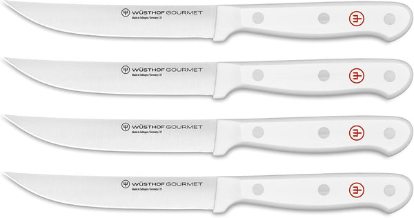 WÜSTHOF Gourmet White 4-Piece Steak Knife Set1