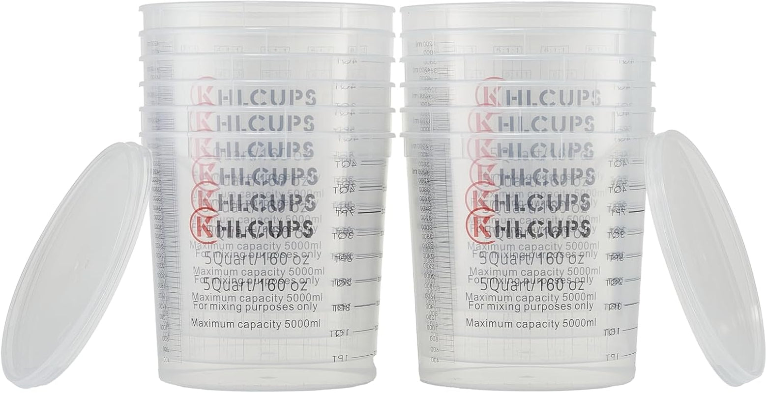 12-pcs-cups-and-4-lids-160-oz-graduated-paint-mixing-cups-5-quart-disposable-clear-paint-mixing-bucket-plastic-epoxy-measuring-cups-with-ratios-on-side-of-cup-for-resin-epoxy-art
