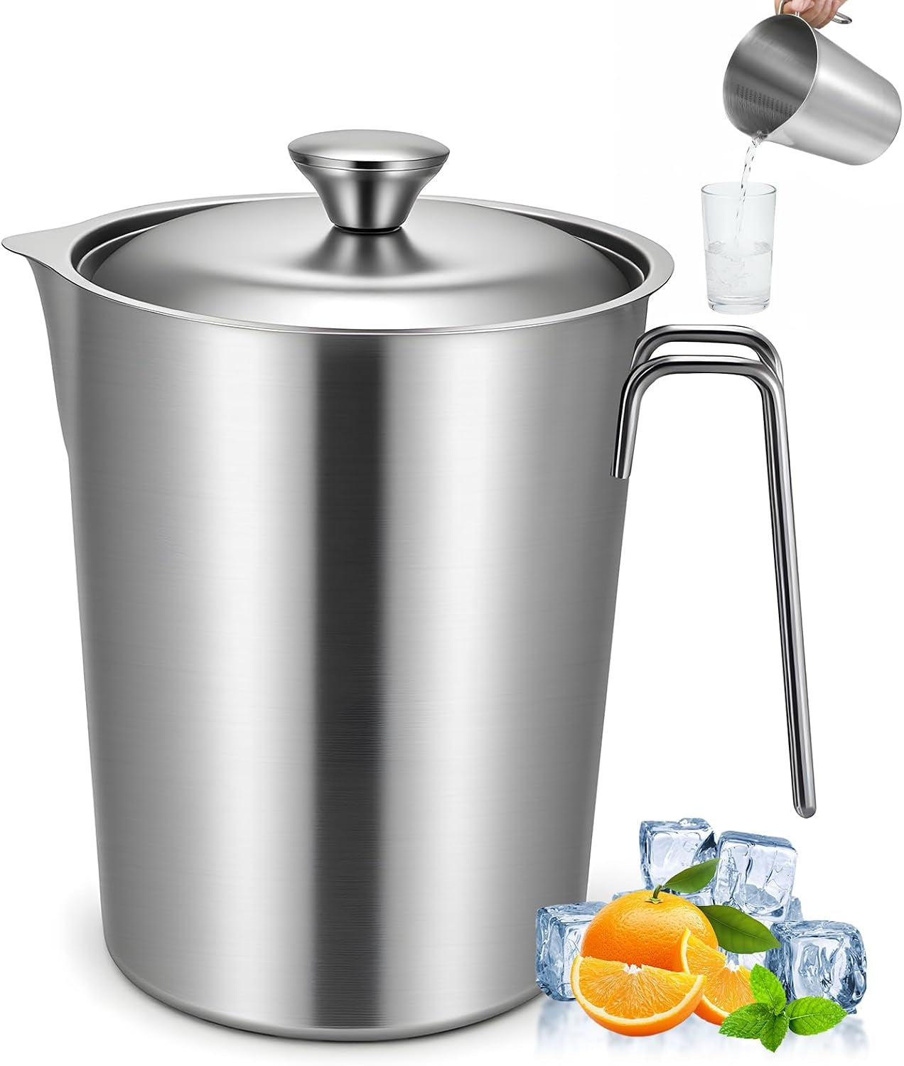 304-stainless-steel-pitcher-with-lid-70-oz-2l-measuring-cup