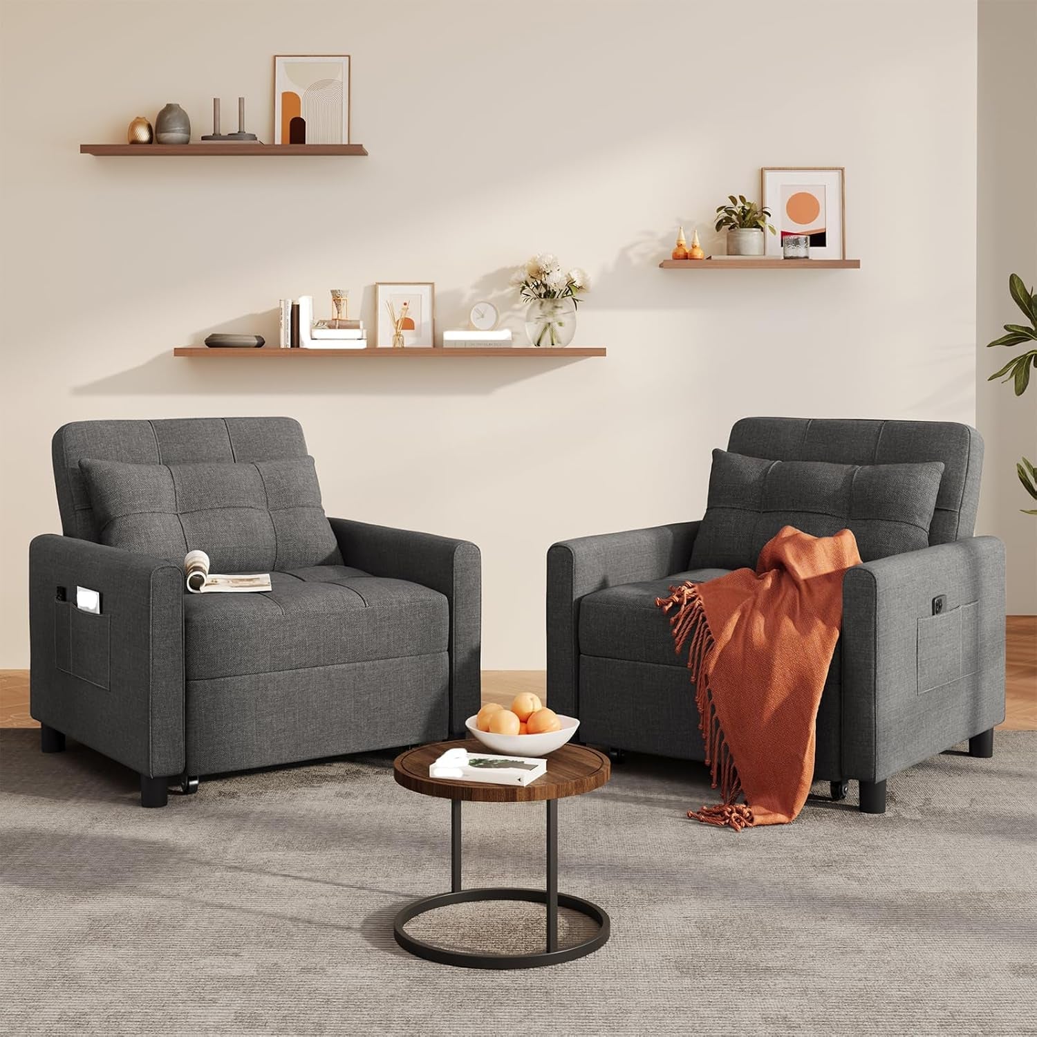 convertible-sofa-chair-bed-3-in-1-linen-pull-out-chair-dark-gray