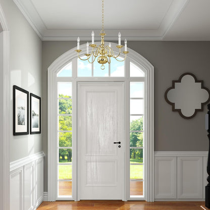 Lighting 5006-02 Williamsburgh 6-Light Chandelier, Polished Brass8