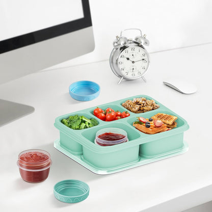 Salad Dressing Container to Go with Lids Dishwasher and Microwave Safe5