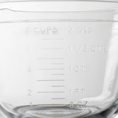 Batter Bowl, 2 Quart Glass Mixing Bowl with Truefit Lid3