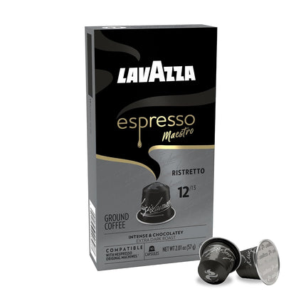 Lavazza Espresso Maestro Ristretto Aluminum Capsules Compatible with Nespresso* Original Machines, Dark Espresso Roast, Arabica and Robusta Blend (60 Capsules)3