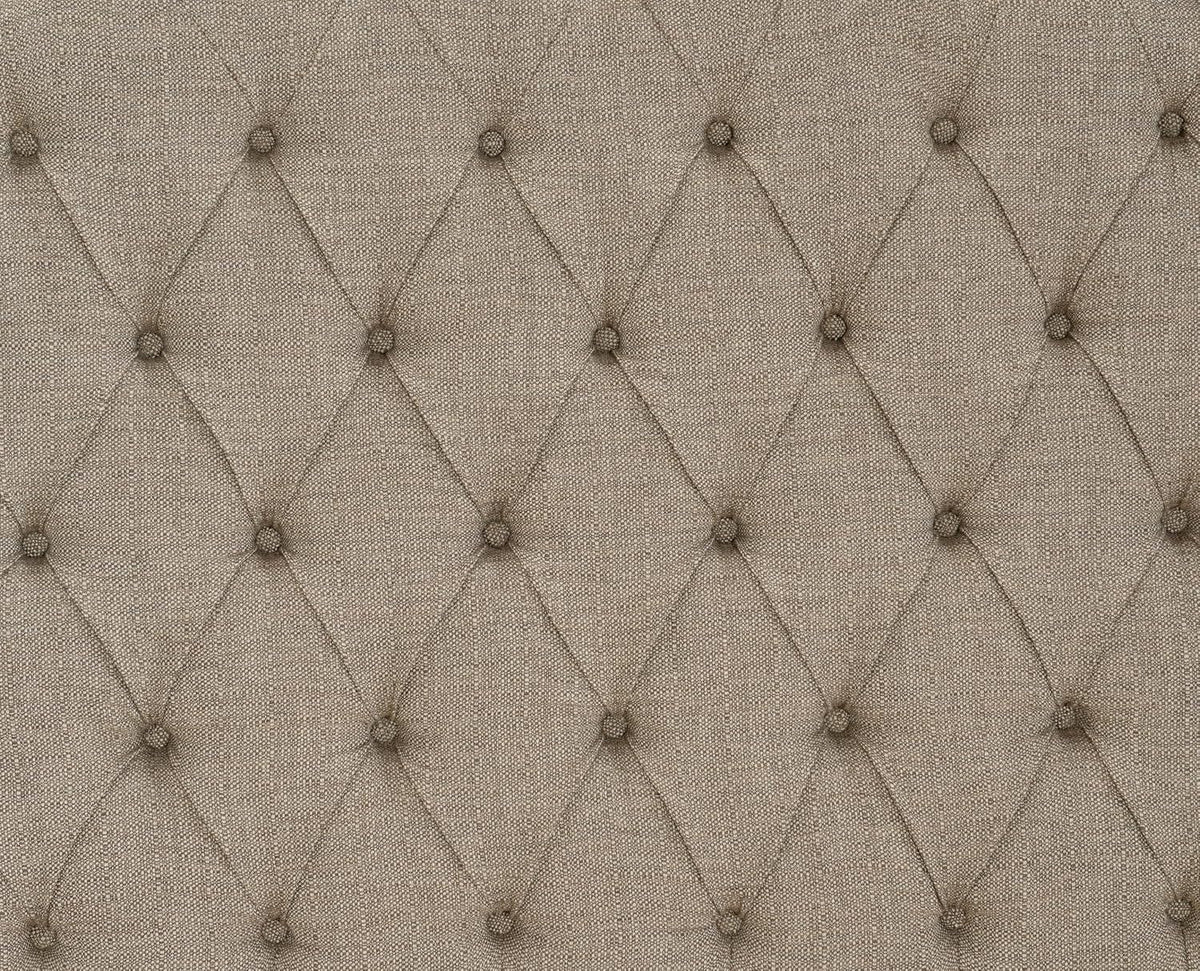 vintage-brown-oak-finish-formal-king-bed-1pc-traditional-bedroom-furniture-button-tufted-routed-edges