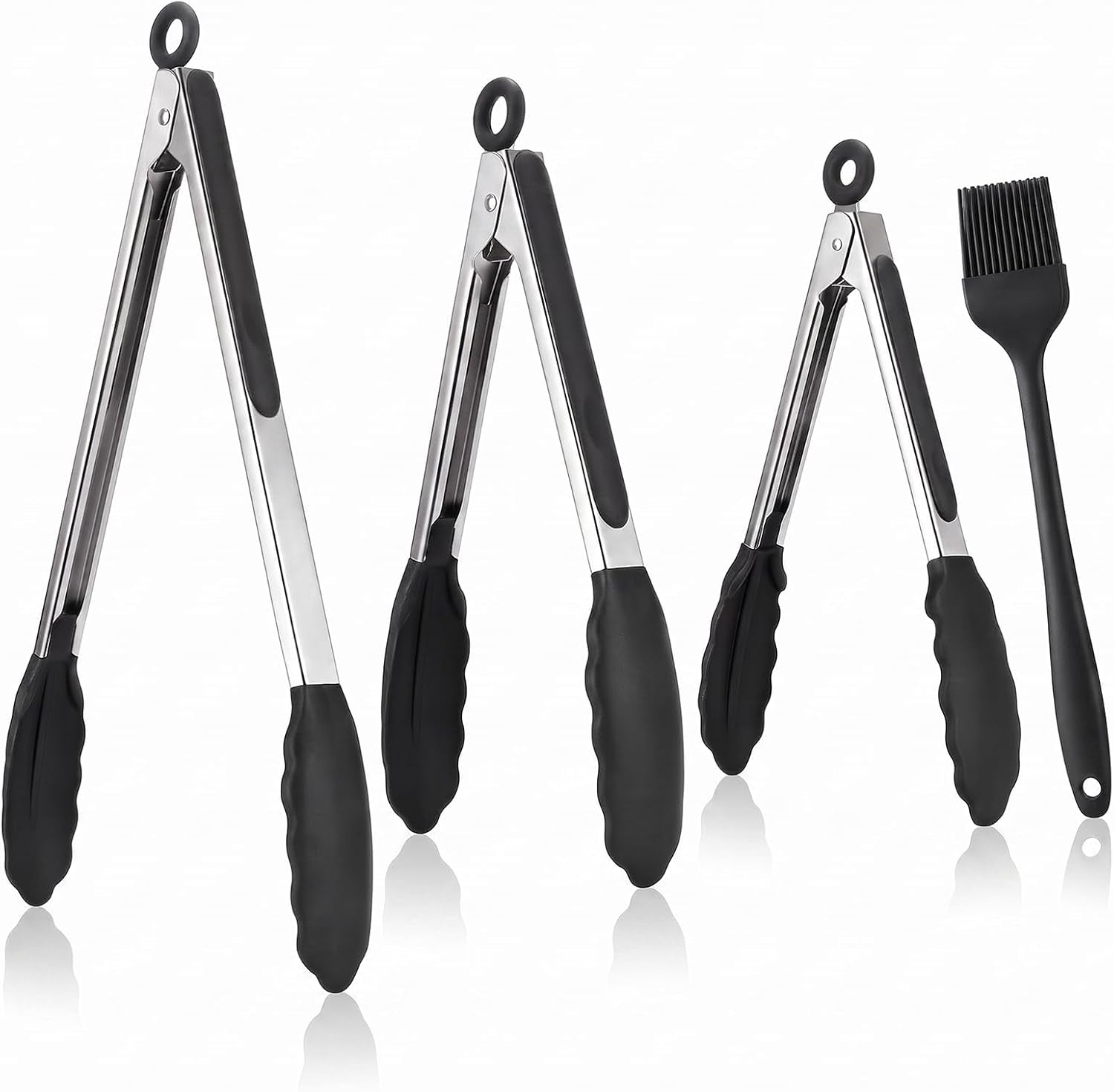 kitchen-tongs-for-cooking-3-tongs-7-9-12-oil-brush-heat-resistant-600-f-non-slip-silicone-tips-heavy-duty-metal-locking-tongs-black-salad-bbq-grill-pasta-silicone-tongs-dishwasher-safe