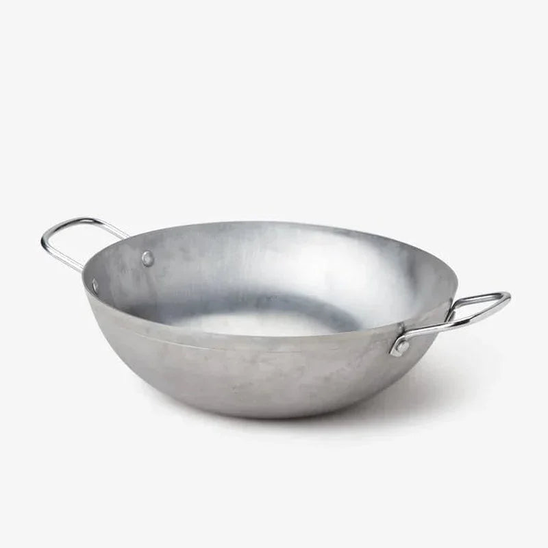 13-carbon-steel-wok-flat-bottom-stir-fry-pan-with-dual-steel-handles-includes-convertible-wood-trivet-lid-pre-seasoned-induction-gas-compatible-professional-grade-cookware