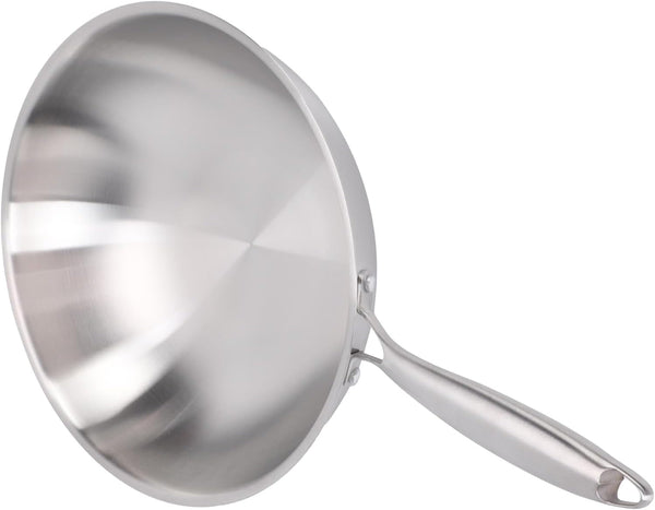 14 Inch Stainless Steel Wok, 304 Construction, Nonstick Stir Fry Pan for Induction and Gas Stoves with Even Heat Distribution (34CM)9