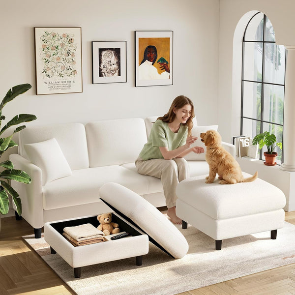 Couches for Living Room, 83"Teddy Sofa Couch, Sofas for Living Room9