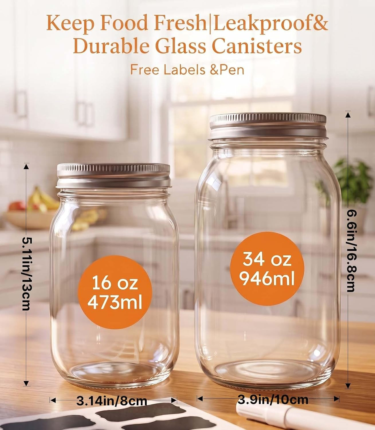 mason-jars-16-oz-with-lids-4-pack-clear-glass-jars-for-meal-prep-storage-leakproof-airtight-seal-bpa-free-thick-glass-microwave-safe-food-container-ideal-for-canning-overnight-oats-meal-prep