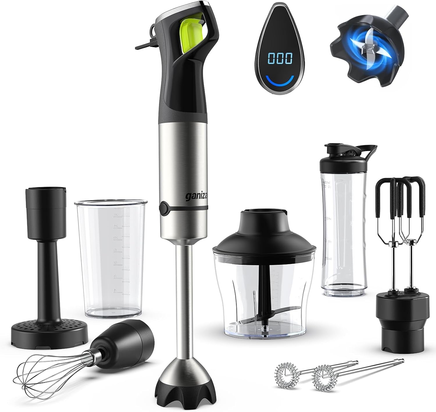 immersion-blender-handheld-max-1200w-hand-blenders-immersion-9-in-1-time-display-variable-speed-trigger-corded-handheld-mixers-with-chopper-whisk-frother-beaker-ideal-for-soup-puree-smoothies
