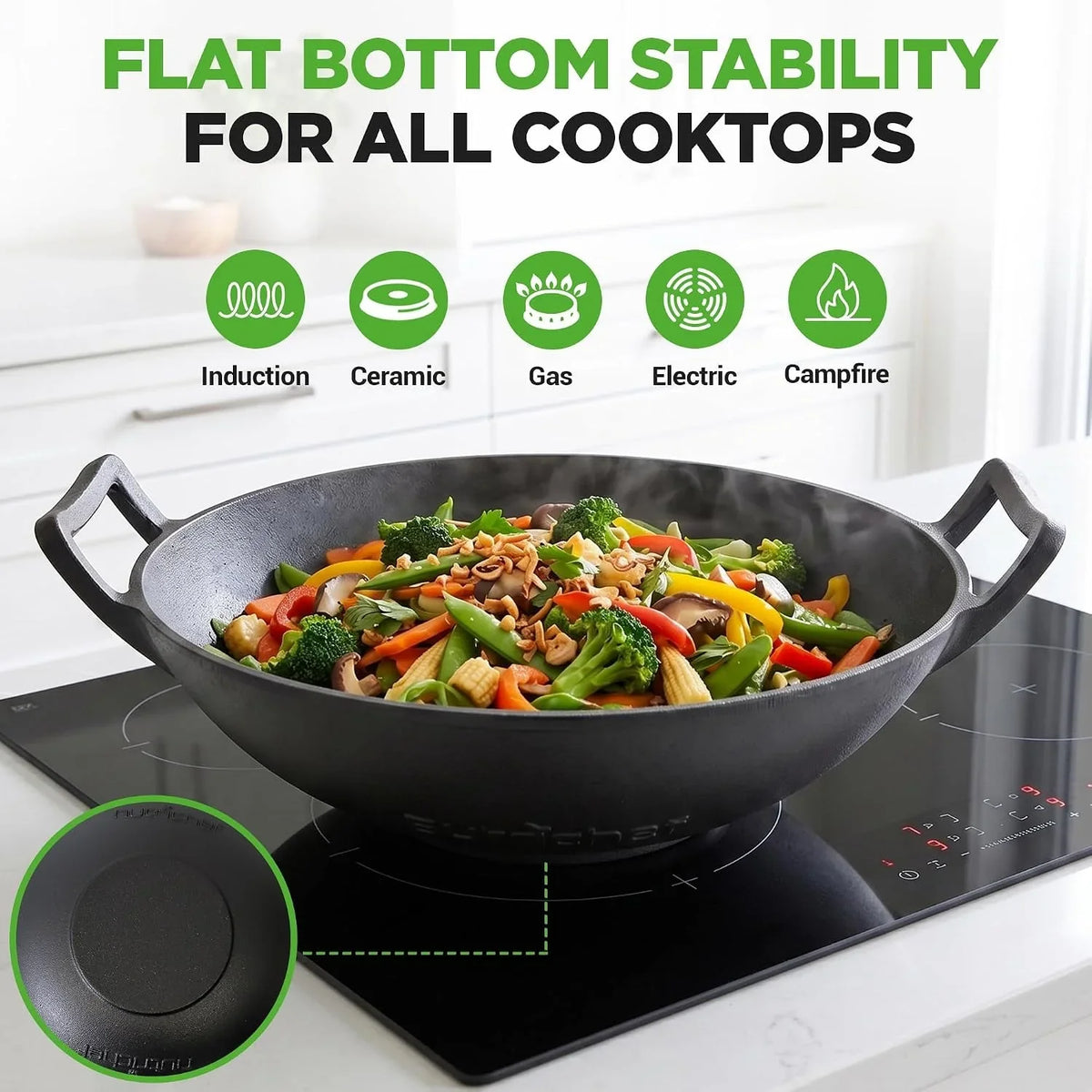 14-cast-iron-wok-with-wooden-lid-pre-seasoned-kadai-for-stir-fry-with-loop-handles-compatible-with-multiple-cooktops-including-induction-large-5-8-qt-capacity