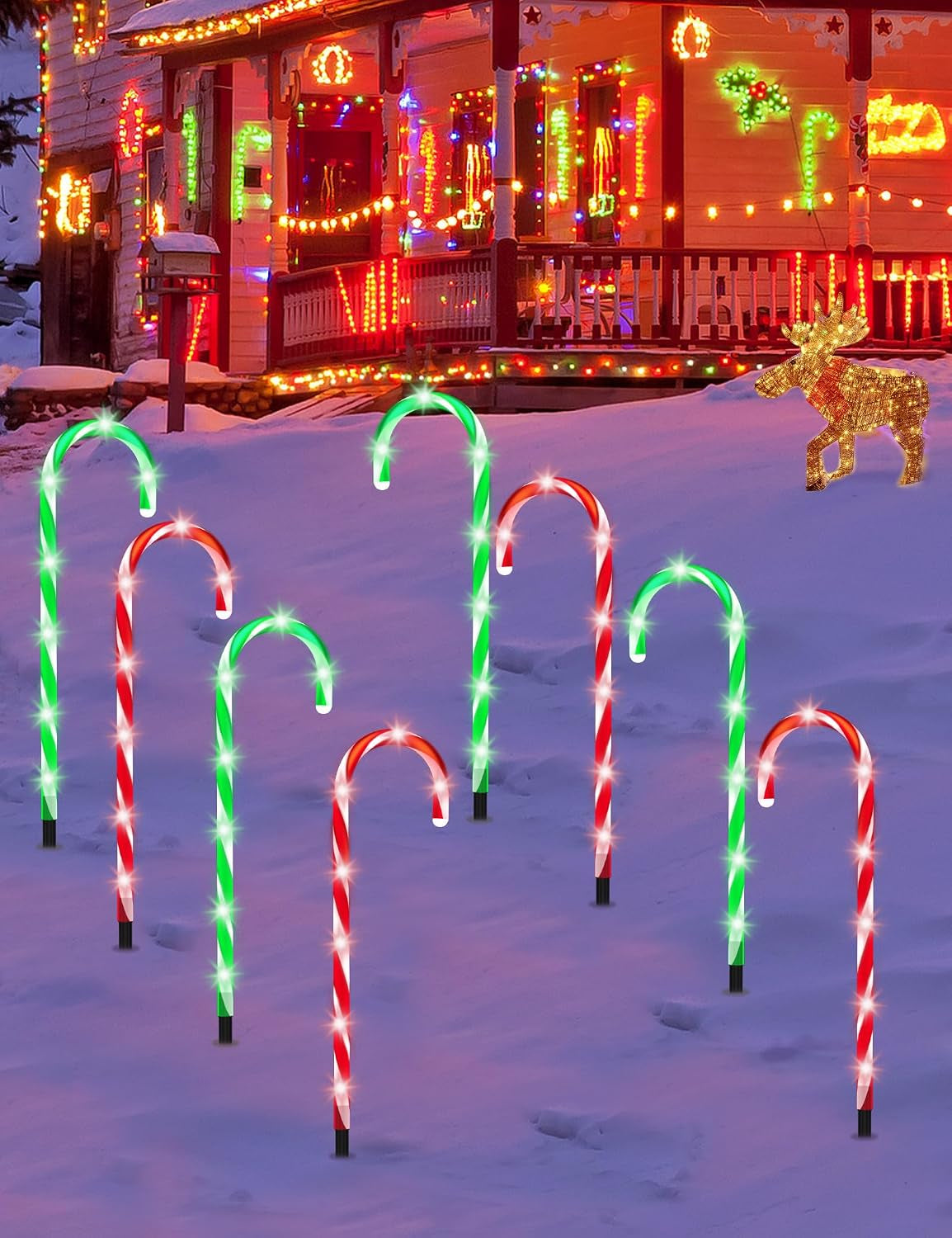 solar-christmas-pathway-lights-outdoor-decorations-solar-candy-cane-lights-for-yard-patio-garden-walkway-with-8-light-mode-remote-timer-48-led-upgraded-christmas-outdoor-decorations-8-pack