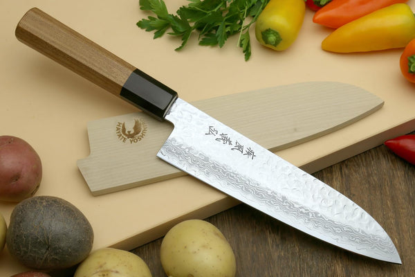 VG10 46 Layers Hammered Damascus Santoku Japanese Multipurpose Chef Knife (Ambrosia Handle)2