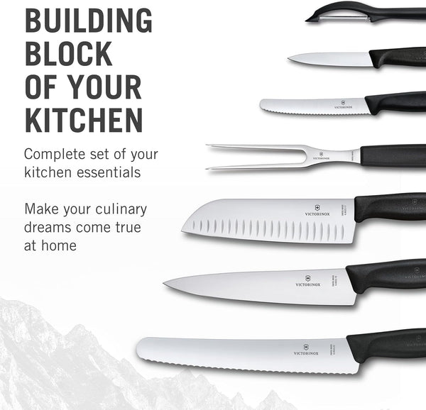 Victorinox Swiss Classic 7-Piece Knife Set Black2