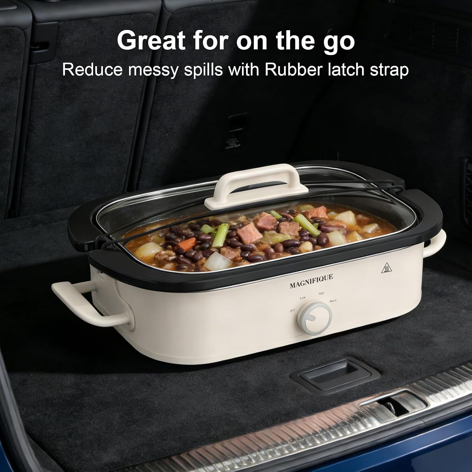 magnifique-4-quart-slow-cooker-with-ceramic-nonstick-baking-dish-adjustable-temperature-oven-safe-for-lasagna-roasts-dishwasher-safe-stoneware-tempered-glass-lid-compact-crock-pot-oatmeal