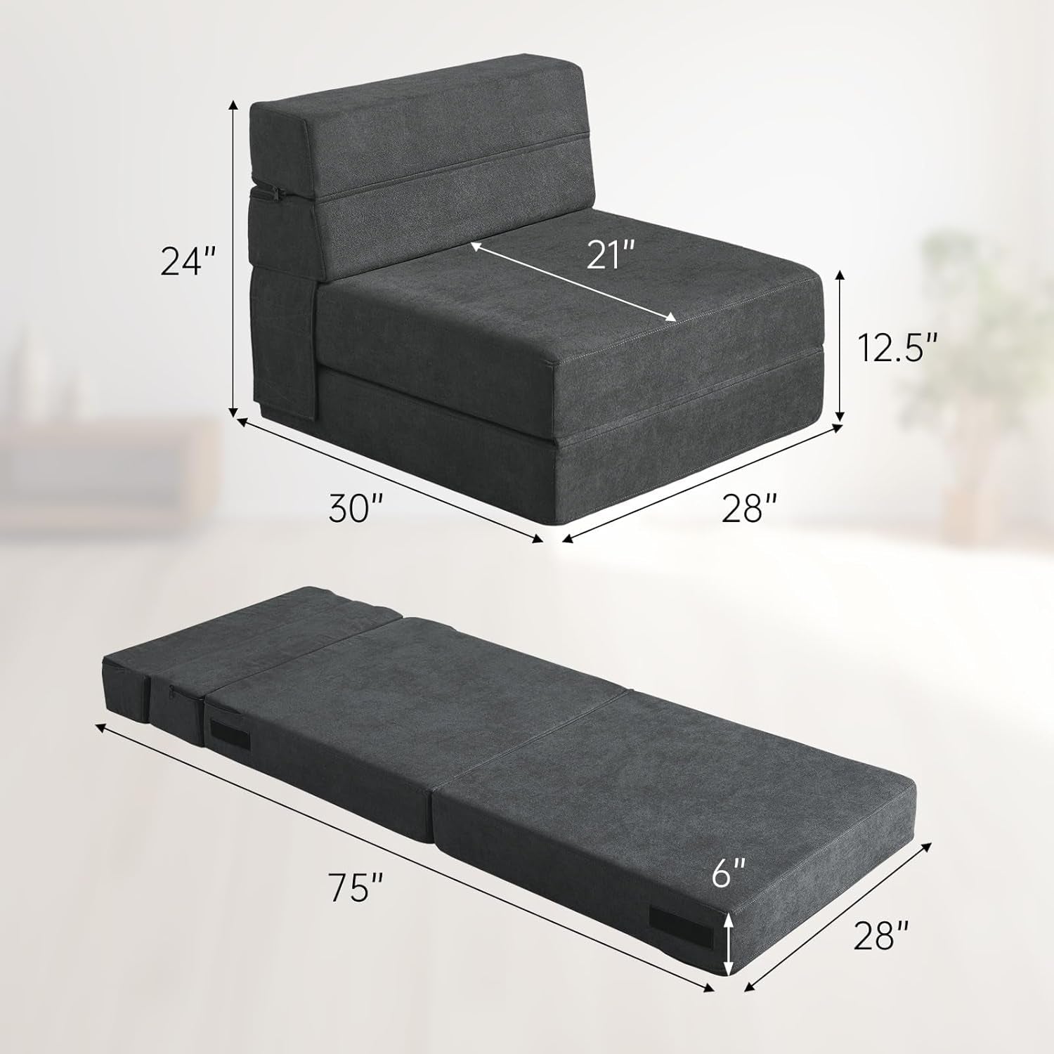 foling-sofa-bed-convertible-sleeper-chair-fold-out-chair-bed-with-pillow