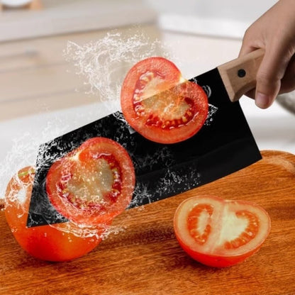 Meat Cleaver, 8 Inch Vegetable Knife Household Slicing Knives Ladies Chef Special Meat Cutter Kitchen Ultra-Sharp Cutting Knives6