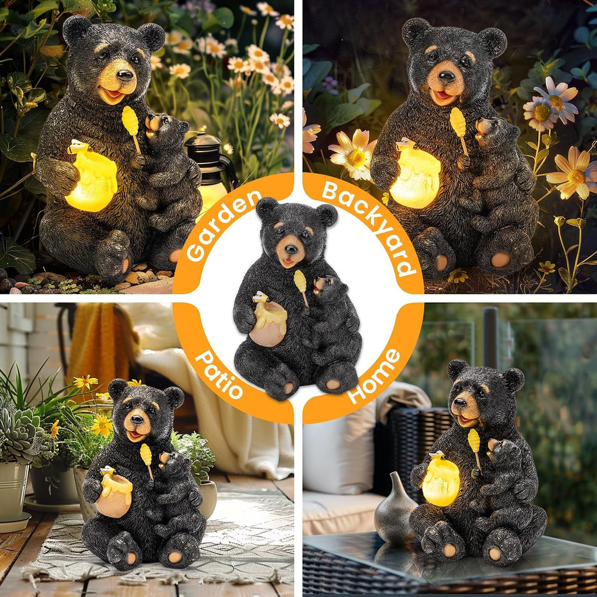 solar-garden-statues-bears-9-black-yard-decorations-outdoor