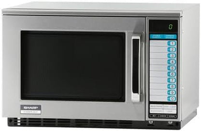 R25JTF Commercial Microwave Oven, 2100W, Heavy-Duty, 0.70 Cu. Ft. Stainless Steel, 20 Program Inputs, 3-Stage Cooking, Selectapower™, Express Defrost™, Digital Display6