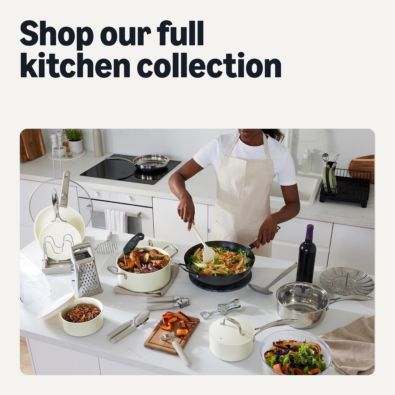 ceramic-nonstick-cookware-set-with-detachable-handles-11-piece-stackable-all-cooktop-friendly-dishwasher-safe-includes-saucepan-frying-pan-glass-and-plastic-lids-linen-gray
