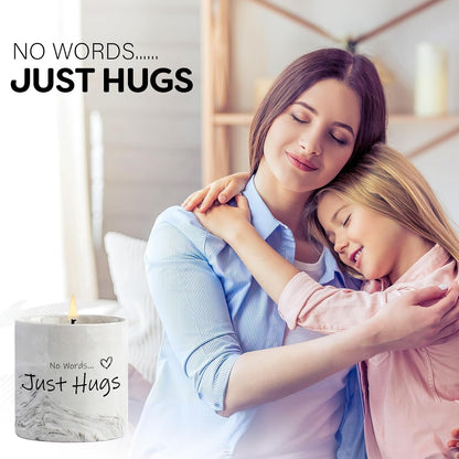 Sympathy Gifts for Loss of Loved One - Bereavement Gift for Loss of Mother Child Thinking of You Gift for Women Hug Candle Grief Present Cheer up Gifts for after Surgery Condolence Get Well Soon6