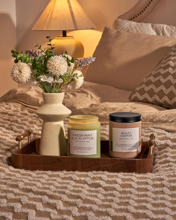 Eucalyptus & Mint Scented Jar Candle, Large 19.4Oz Natural Soy Wax8