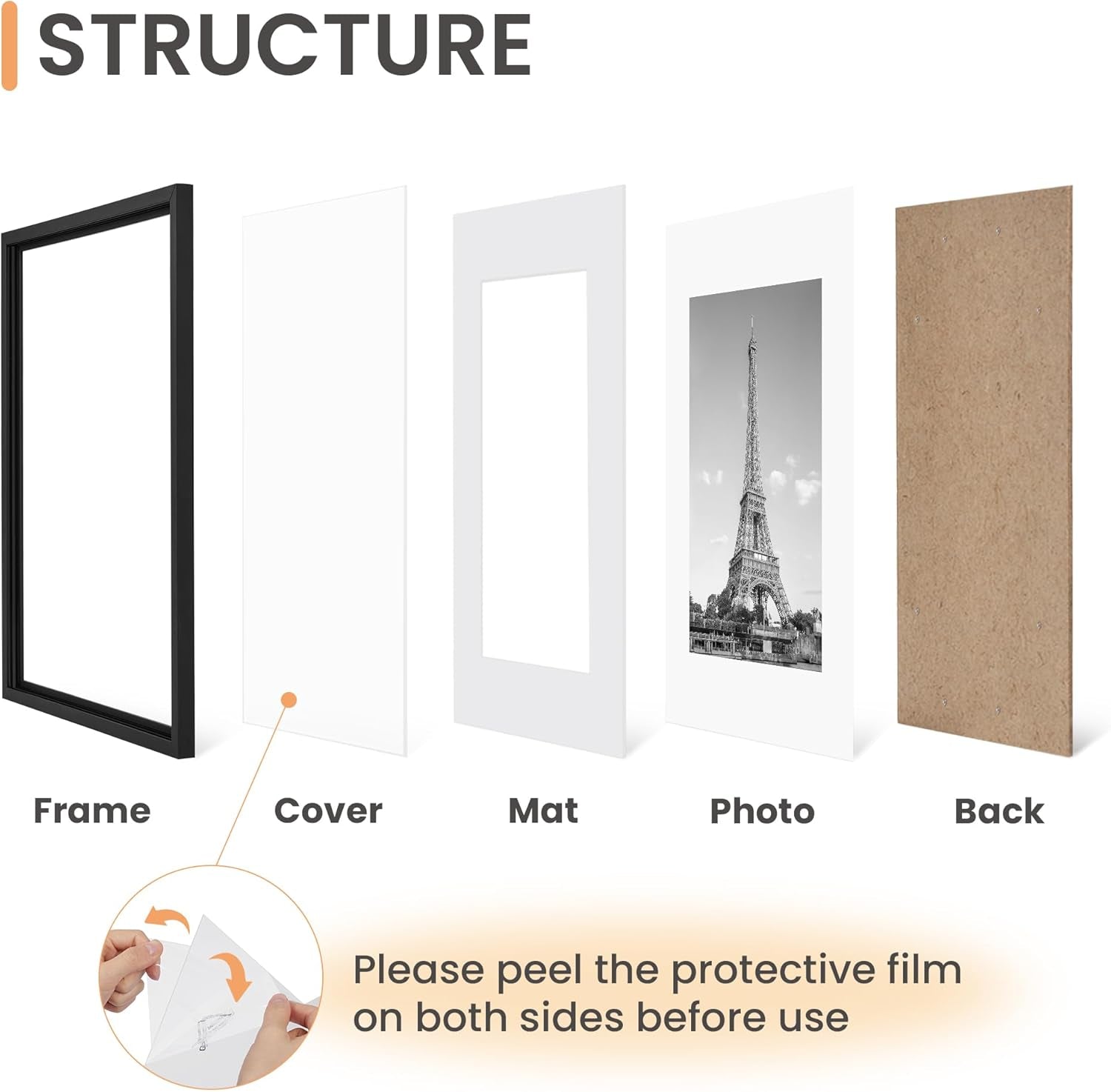 8x10-picture-frames-gallery-wall-frames-set-of-5-black