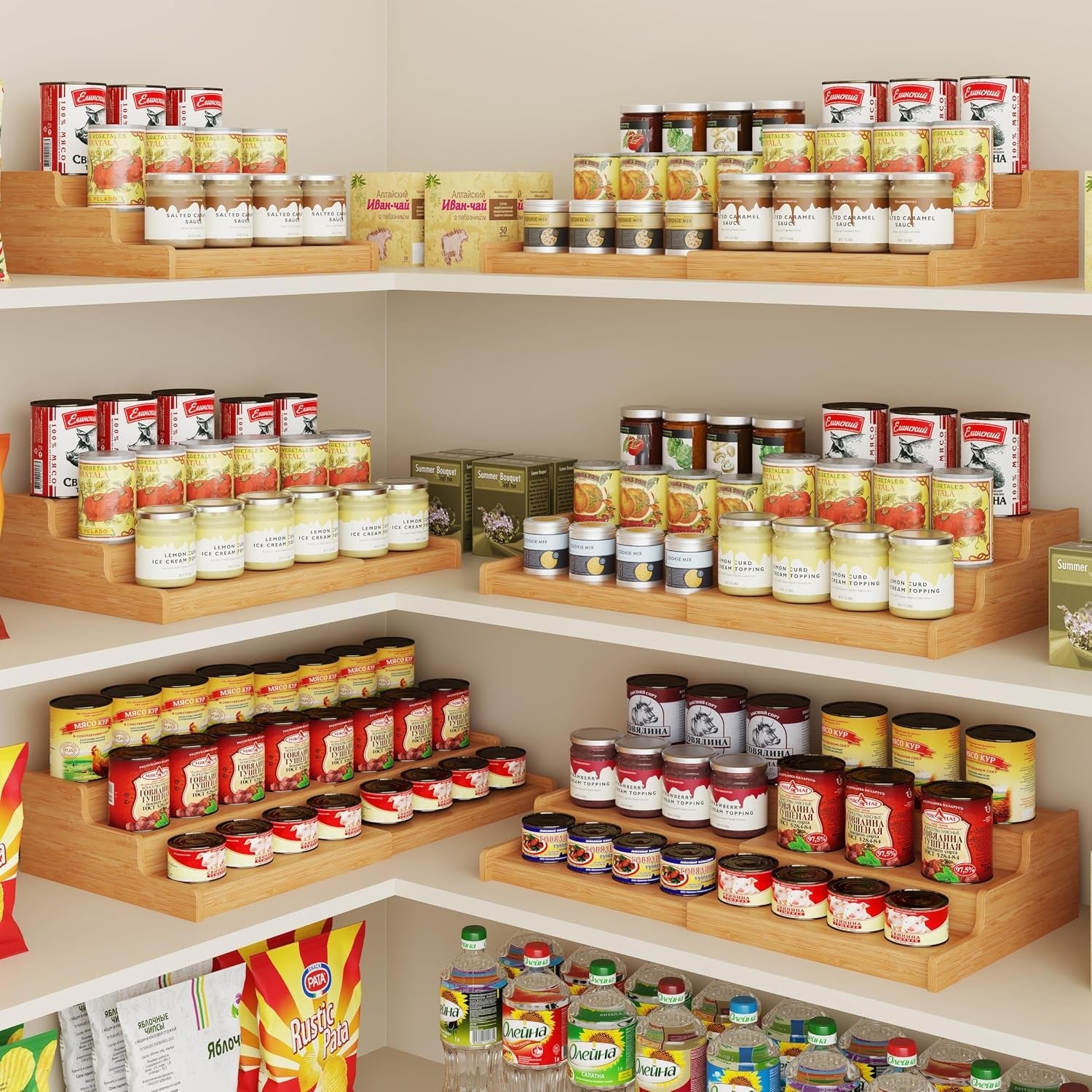expandable-bamboo-can-rack-organizer-for-pantry-3-tier-adjustable-can-storage-holder-soda-organizer-holds-up-to-24-cans-canned-goods-storage-display-for-pantry-cabinet-countertop-patent-pending