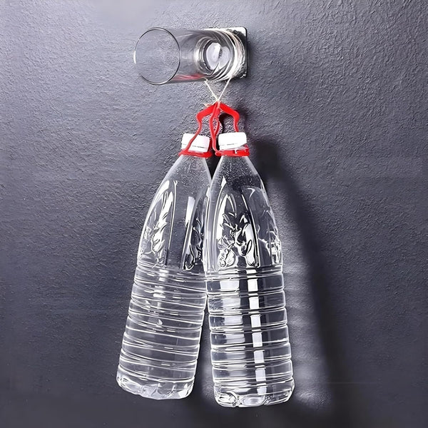 10Pcs Transparent Wall Mounted Replacement Sticky Pads for Kitchen Bathroom Shower Caddy Organizer Rack Holder Nail Free Adhesive Hooks Bathroom Accessories (Double-Sided Sticker)6