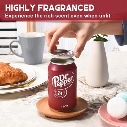 Doctor Pepper Candle - Smells like the Real Soda - Soy Funny Candles Gift3