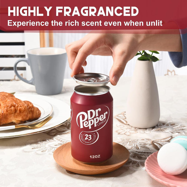 Doctor Pepper Candle - Smells like the Real Soda - Soy Funny Candles Gift3