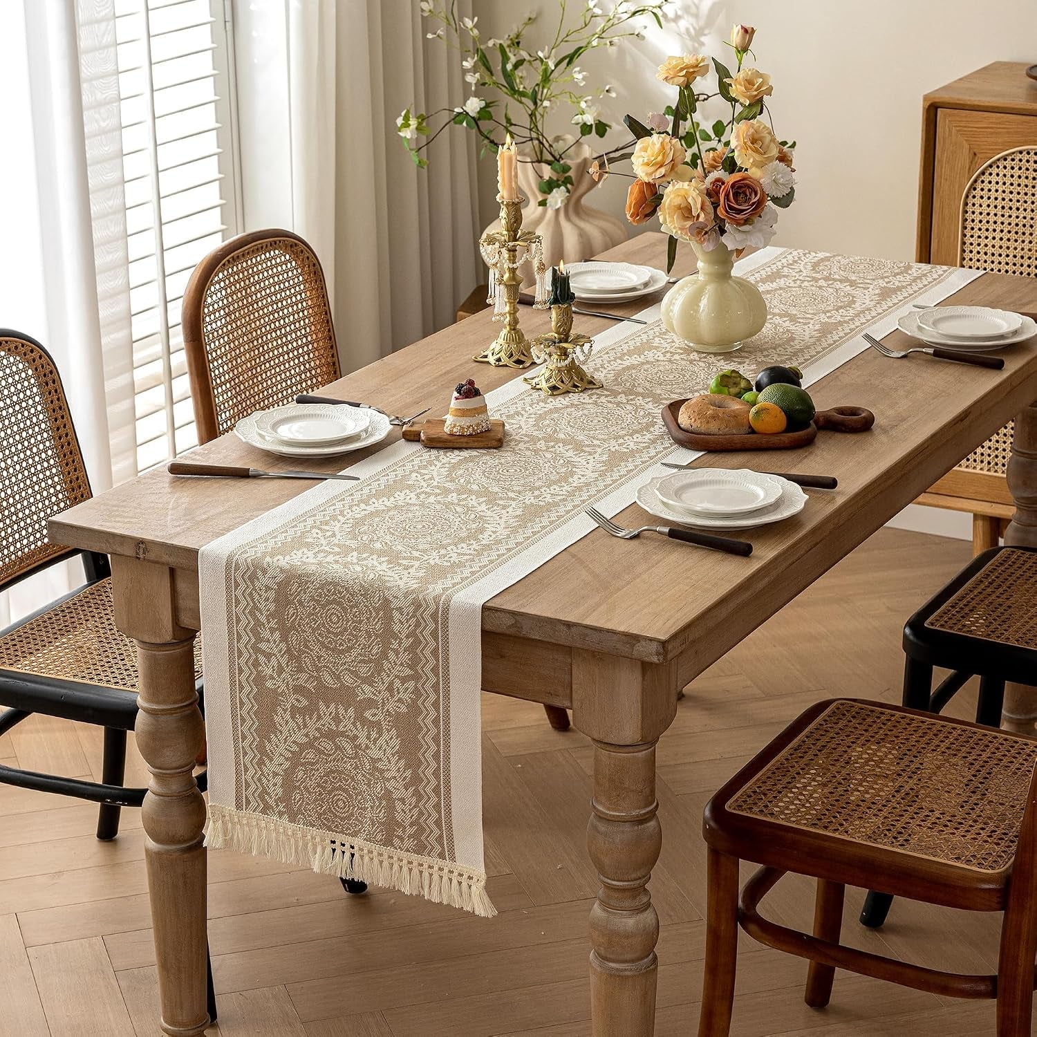 coffee-mandala-linen-table-runner-with-tassels-14x83-inch