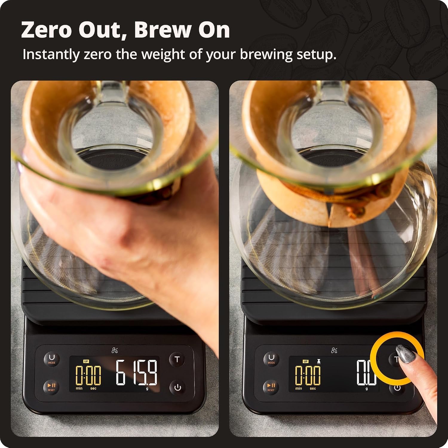 coffee-scale-with-timer-0-1g-precision-for-espresso-matcha-digital-pour-over-scale-with-waterproof-silicone-cover-backlit-display-6-6lb-capacity-for-chemex-v60-drip-onyx-black