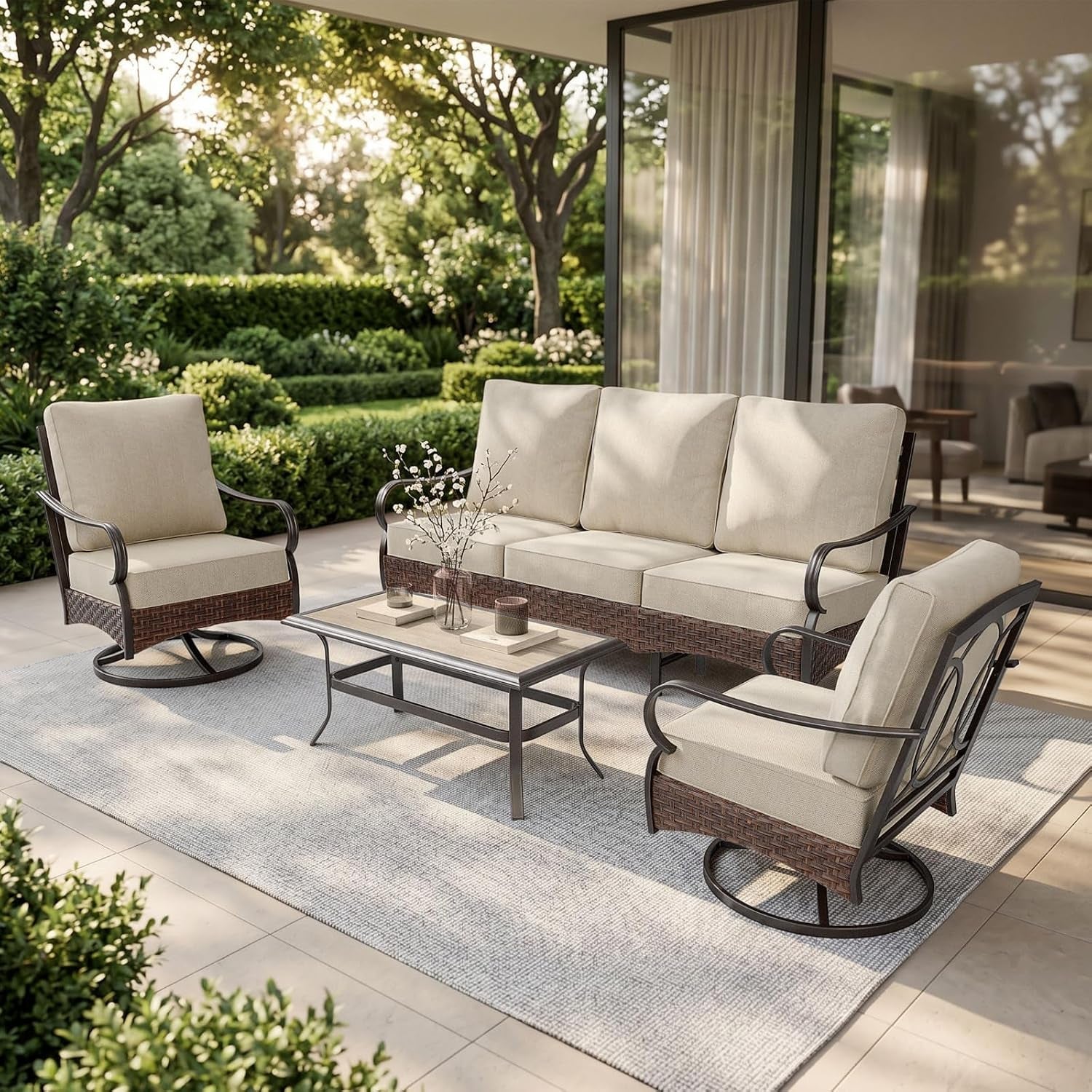 metal-patio-furniture-set-4-pieces-outdoor-sectional-beige