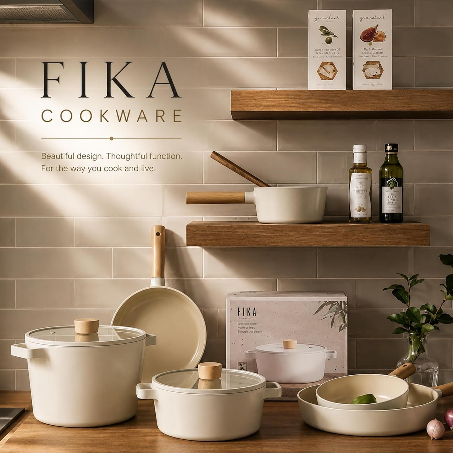 fika-5-piece-ceramic-coated-nonstick-pots-and-pans-set-with-glass-lids-18cm-saucepan-24cm-frying-pan-and-stockpot-natural-wood-accents-induction-compatible-cookware-made-in-korea