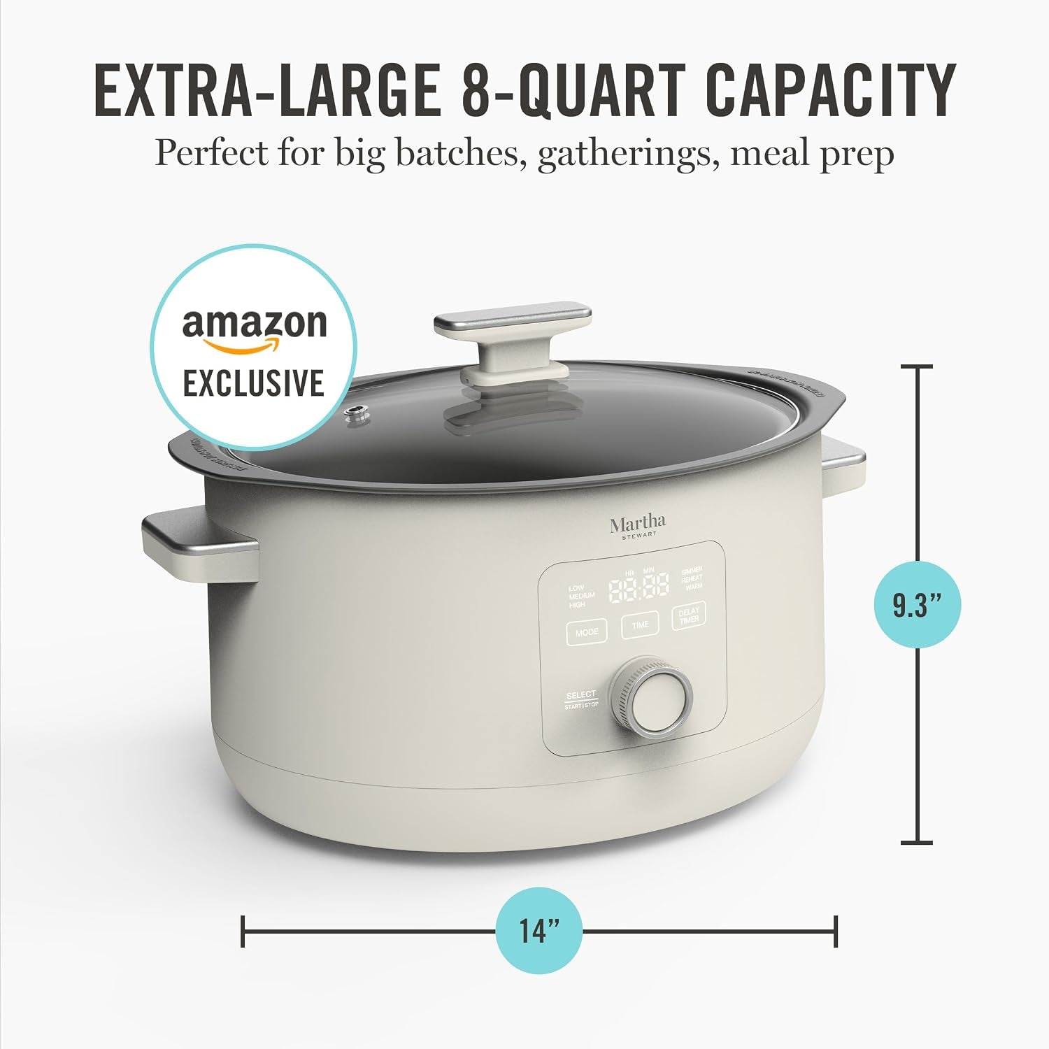 8-quart-slow-cooker-ceramic-nonstick-crock-linen-cream-6-modes-delay-timer-keep-warm-dishwasher-safe-bowl-glass-lid-stovetop-oven-safe-removable-pot-simmet-reheat-warm