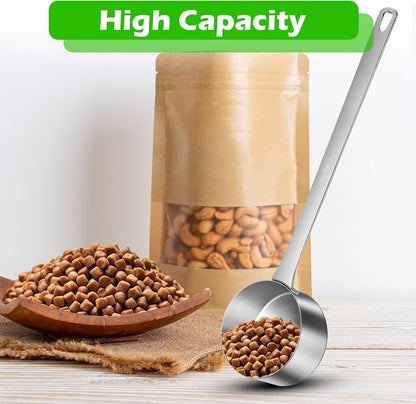 1/4 Cup Dog Food Scoop,Long Handled Scoop Stainless Steel 1/4 Cup Scoop for Pet Foods5