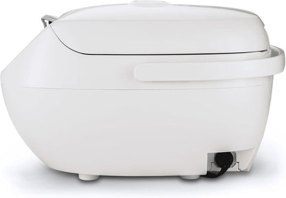 JBV-S10U 5.5-Cup (Uncooked) Micom Rice Cooker and Warmer with Tacook Food Steamer Cooking Tray Technology, White3