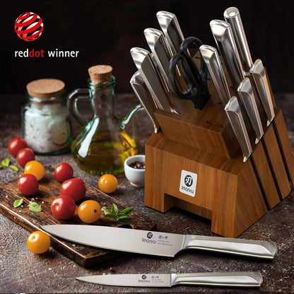 16-Piece High Carbon Japanese Stainless Steel Kitchen Knife Set2